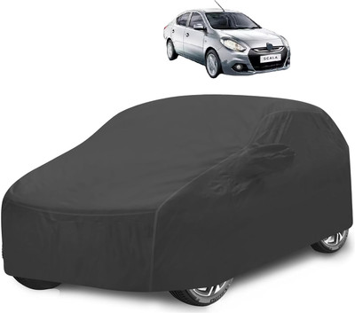 Caronix Car Cover For Renault Scala (With Mirror Pockets)(Grey)