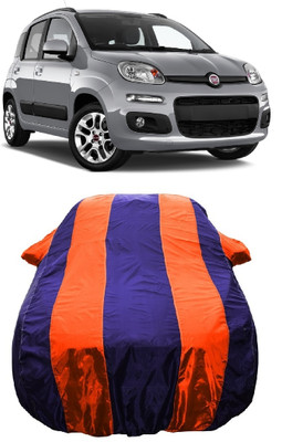 Wegather Car Cover For Fiat Panda 1.3D (With Mirror Pockets)(Orange)