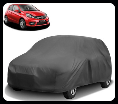 QLAX Car Cover For Maruti Brio (Without Mirror Pockets)(Grey)