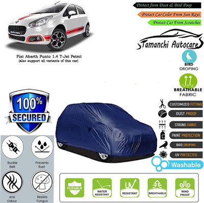 Tamanchi Autocare Car Cover For Fiat Abarth Punto 1.4 T-Jet Petrol(Blue)
