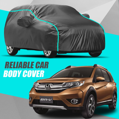 R Rayvin Star Car Cover For Honda BRV (With Mirror Pockets)(Multicolor)