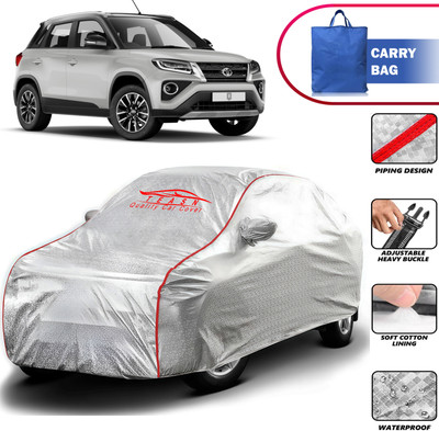 TEASN Car Cover For Toyota, Toyota Urban Cruiser (With Mirror Pockets)(Silver, For 2016, 2017, 2018, 2019, 2020, 2021, 2022, 2023, 2024, 2025 Models)