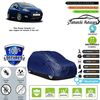 Tamanchi Autocare Car Cover For Fiat Punto Grande 1.4(Blue)