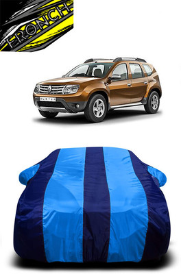 FRONCH Car Cover For Renault Duster (With Mirror Pockets)(Blue)