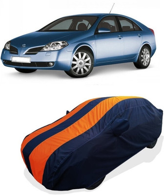 Coxtor Car Cover For Nissan Primera 1.6 SX (With Mirror Pockets)(Orange)