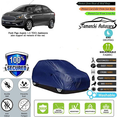 Tamanchi Autocare Car Cover For Ford Figo Aspire 1.5 TDCi Ambiente(Blue)