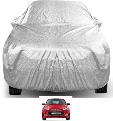 Auto Hub Car Cover For Hyundai Elite i20 (With Mirror Pockets)(Silver)