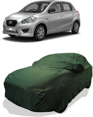 Coxtor Car Cover For Datsun Datsun GO T Option CVT Petrol (With Mirror Pockets)(Green)