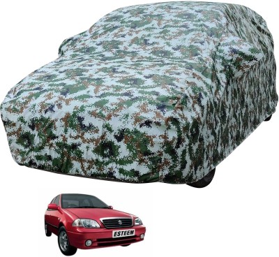 Auto Hub Car Cover For Maruti Esteem (With Mirror Pockets)(Multicolor)