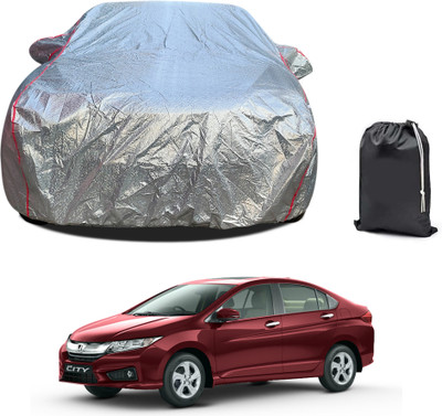 PAGORA Car Cover For Honda City i-Vtec (With Mirror Pockets)(Silver, For 2019, 2020, 2021, 2022, 2023 Models)