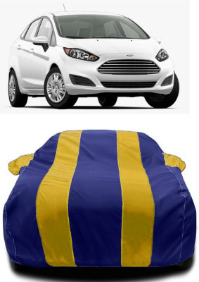 Autoprime Car Cover For Ford Fiesta 1.6L (P) (With Mirror Pockets)(Yellow, Blue)