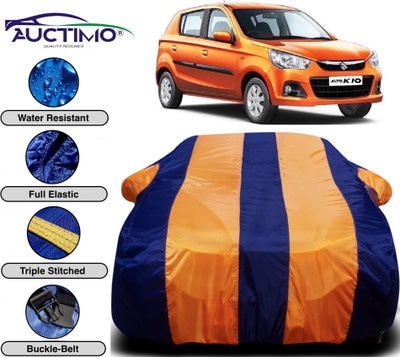 AUCTIMO Car Cover For Maruti Suzuki Alto K10 (With Mirror Pockets)(Multicolor)