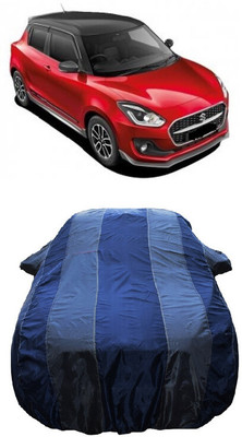 Wegather Car Cover For Maruti Suzuki Swift ZXI Petrol (With Mirror Pockets)(Grey)