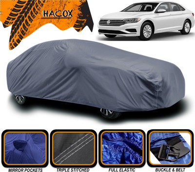 HACOX Car Cover For Volkswagen Jetta (With Mirror Pockets)(Grey)