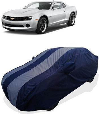 QLAX Car Cover For Maruti Camaro 3.4L (With Mirror Pockets)(Grey)