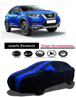 Amexride Car Cover For Nissan Kicks XL 1.5 D (With Mirror Pockets)(Multicolor)