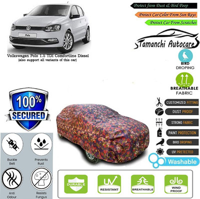 Tamanchi Autocare Car Cover For Volkswagen Polo 1.5 TDI Comfortline Diesel(Multicolor)