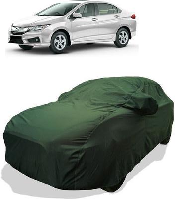 QLAX Car Cover For Maruti City i VTEC VX Option (With Mirror Pockets)(Gold)