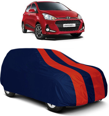 MoTRoX Car Cover For Hyundai Grand i10 (Without Mirror Pockets)(Red, Blue)