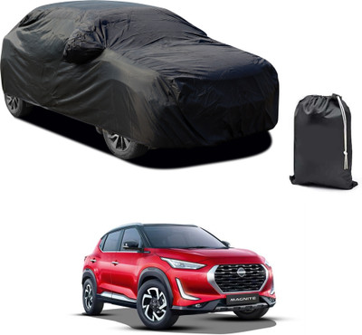 CODOKI Car Cover For Nissan Magnite (With Mirror Pockets)(Black)