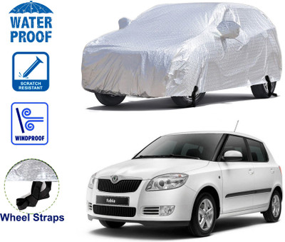 STARIE Car Cover For Skoda Fabia (With Mirror Pockets)(Silver)