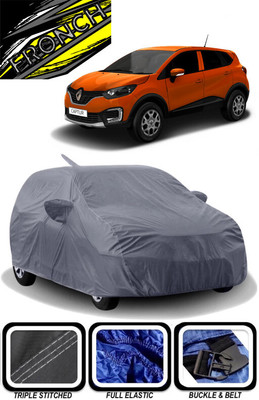 FRONCH Car Cover For Kia Captur (With Mirror Pockets)(Grey)