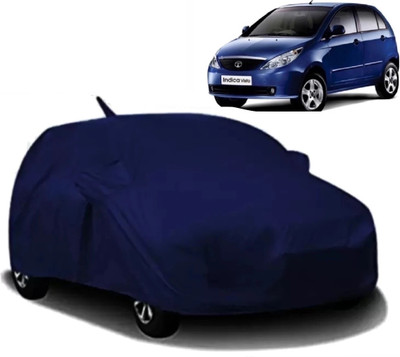 Swarish Car Cover For Tata Indica Vista (With Mirror Pockets)(Blue)