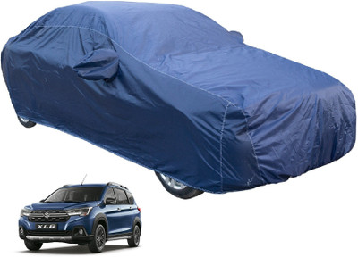 MOCKHE Car Cover For Maruti Suzuki XL6 (With Mirror Pockets)(Blue)