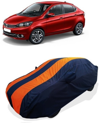Coxtor Car Cover For Tata Tigor 1.2 Revotron XT (With Mirror Pockets)(Orange)