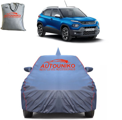 autouniko Car Cover For Tata Punch (With Mirror Pockets)(Grey)