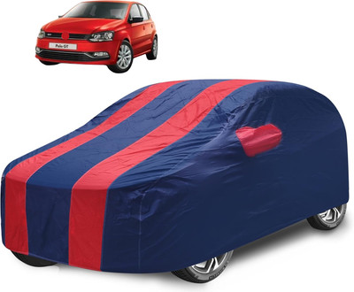 Caronix Car Cover For Volkswagen Polo GT (With Mirror Pockets)(Red)