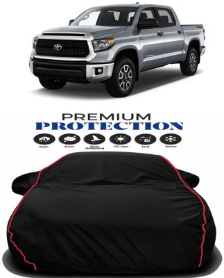 Genipap Car Cover For Toyota Tundra (With Mirror Pockets)(Black, Red)