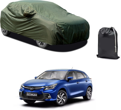 CODOKI Car Cover For Toyota Glanza G Hybrid (With Mirror Pockets)(Green)