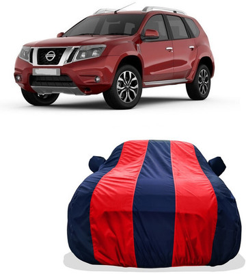 Tricway Car Cover For Nissan Terrano Nissan Terrano XL P Petrol (With Mirror Pockets)(Red)