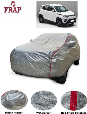 Frap Car Cover For Mahindra KUV100 (With Mirror Pockets)(Silver)