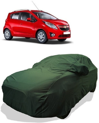 Coxtor Car Cover For Chevrolet Beat LS (With Mirror Pockets)(Gold)