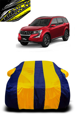 FRONCH Car Cover For Mahindra XUV 500 (With Mirror Pockets)(Yellow, Blue)