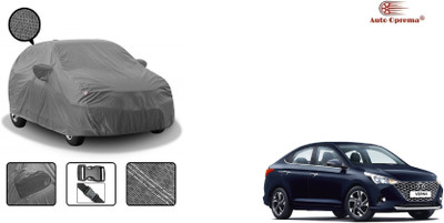 Auto Oprema Car Cover For Hyundai Verna (With Mirror Pockets)(Grey, For 2016, 2017, 2018, 2019, 2020, 2021, 2022 Models)