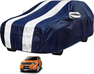 Auto Hub Car Cover For Mahindra XUV 500 (Without Mirror Pockets)(Black, White)