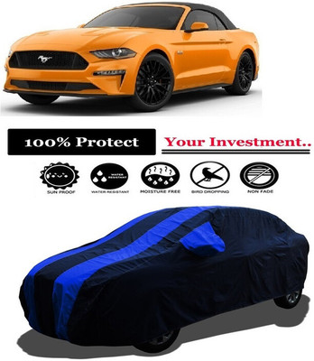 Amexride Car Cover For Ford Mustang Facelift (With Mirror Pockets)(Multicolor)