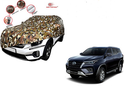 Auto Oprema Car Cover For Toyota Fortuner (With Mirror Pockets)(Green)
