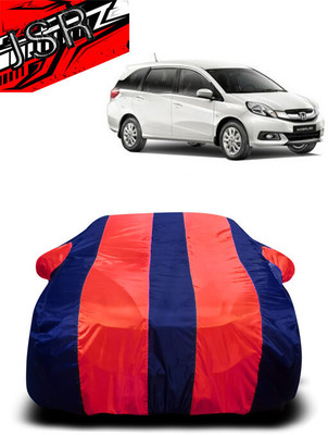 J S R Car Cover For Honda Mobilio V Option i DTEC (With Mirror Pockets)(Red, Blue)