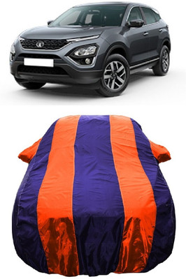 Wegather Car Cover For Tata Harrier XZ Diesel (With Mirror Pockets)(Orange)