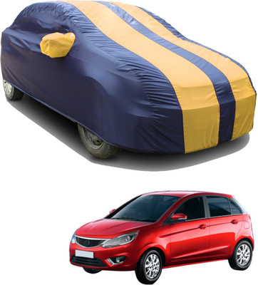 SS FOR YOUR SMART NEEDS Car Cover For Tata Bolt (With Mirror Pockets)(Blue, Yellow)