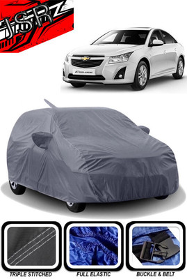J S R Car Cover For Chevrolet Cruze (With Mirror Pockets)(Grey)