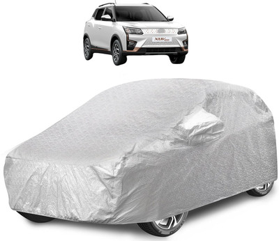 Caronix Car Cover For Mahindra XUV400 (With Mirror Pockets)(Silver)