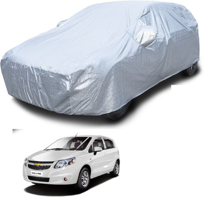Euro Care Car Cover For Chevrolet Sail UVA (With Mirror Pockets)(Silver)