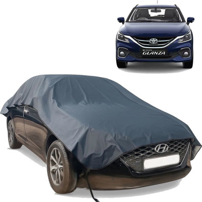 autouniko Car Cover For Toyota Glanza (Without Mirror Pockets)(Blue, For 2019, 2020, 2021, 2022, 2023, 2024, 2025 Models)