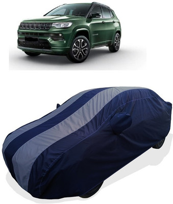 Coxtor Car Cover For Jeep Compass 2.0 Limited Option (With Mirror Pockets)(Grey)
