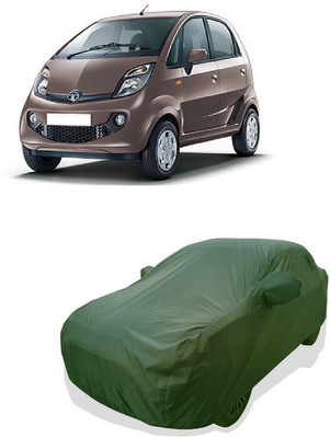 Tricway Car Cover For Tata Nano XTA (With Mirror Pockets)(Green)